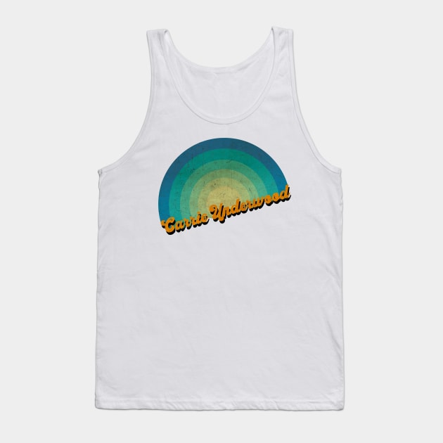 vintage retro Carrie Underwood Tank Top by BerduaPodcast